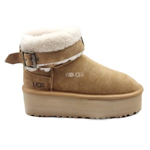 Ugg Mini Platform Strap Chestnut