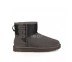 Женские мини угги Classic Mini Ugg Sparkle Boot Grey