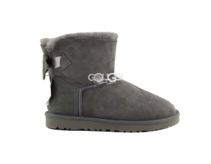 Mini Bailey Bow Medallion Grey 