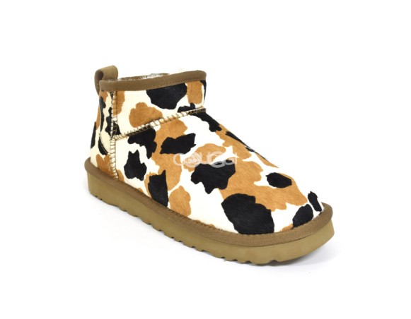 Женские ультра мини угги Ultra Mini Cow Print Chestnut