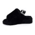 Женские сандалии Ugg Fluff Yeah Slide Black