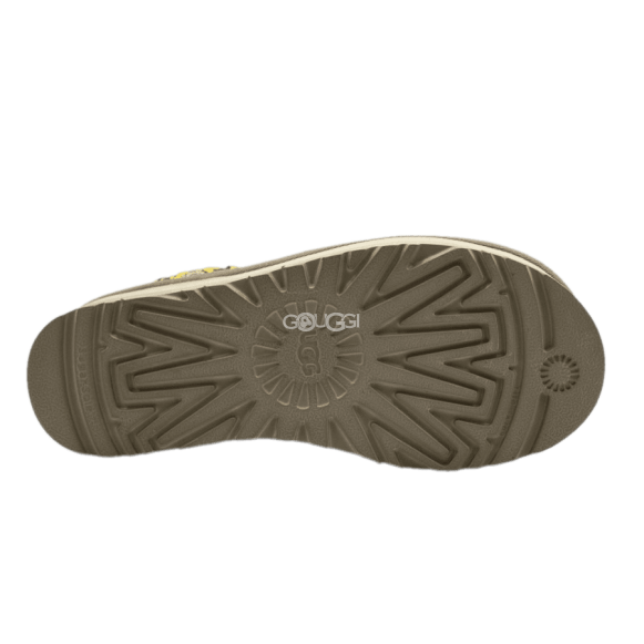 Женские мини угги на платформе Classic Ultra Mini Braid Plat Boot Sand