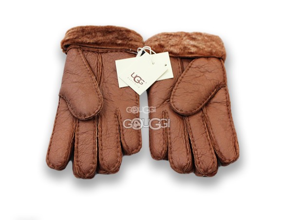 меховые перчатки женские Chestnut Leather