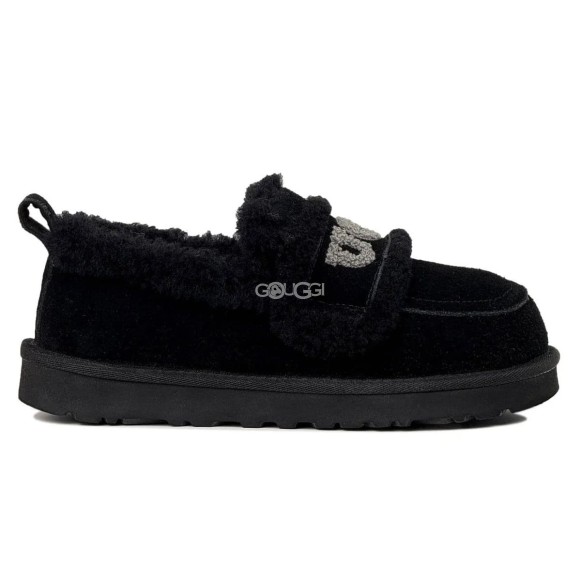 Женские слипоны Ugg Classic Fat Ding Slip On Black