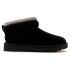 Женские ультра мини угги Ultra Mini Maxi Curly Boot - Black