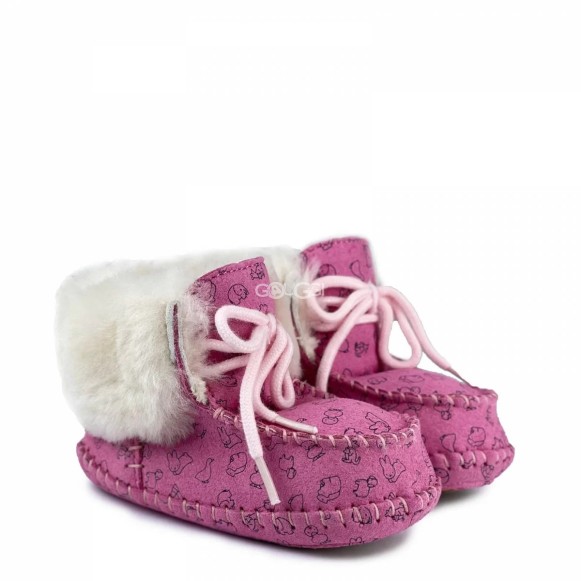 Пинетки Ugg Baby Sparrow Woodland Pink