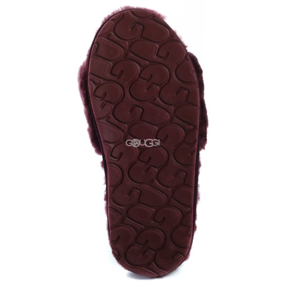 Женские тапочки Fluff Slide Slippers Dark Purple