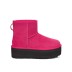 Женские мини угги на платформе UGG Classic Mini Platform Grey Violet