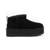 Женские ультра мини угги на платформе Ugg Classic Ultra Mini Platform Black