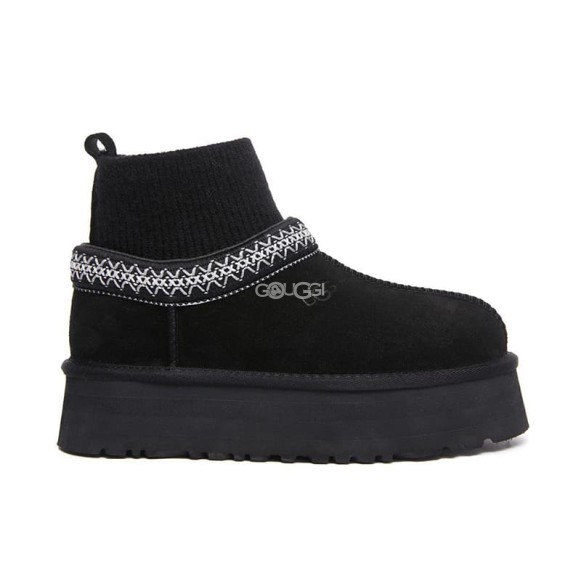 Женские слипоны Tazz Knit Black