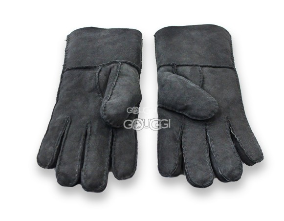 Меховые перчатки мужские UGG Suede Black