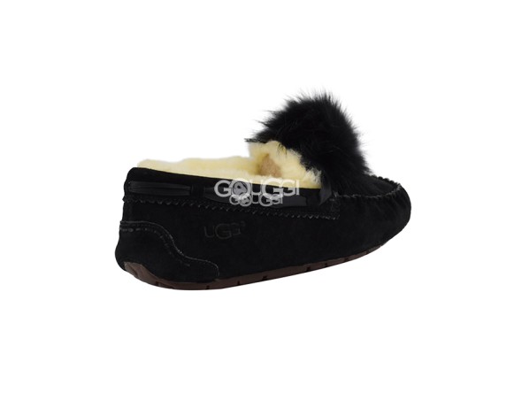 Женские мокасины Dakota Pom Pom Black 